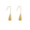 Popular stainless steel water drop earrings piercing trend stud earrings temperament simple earrings