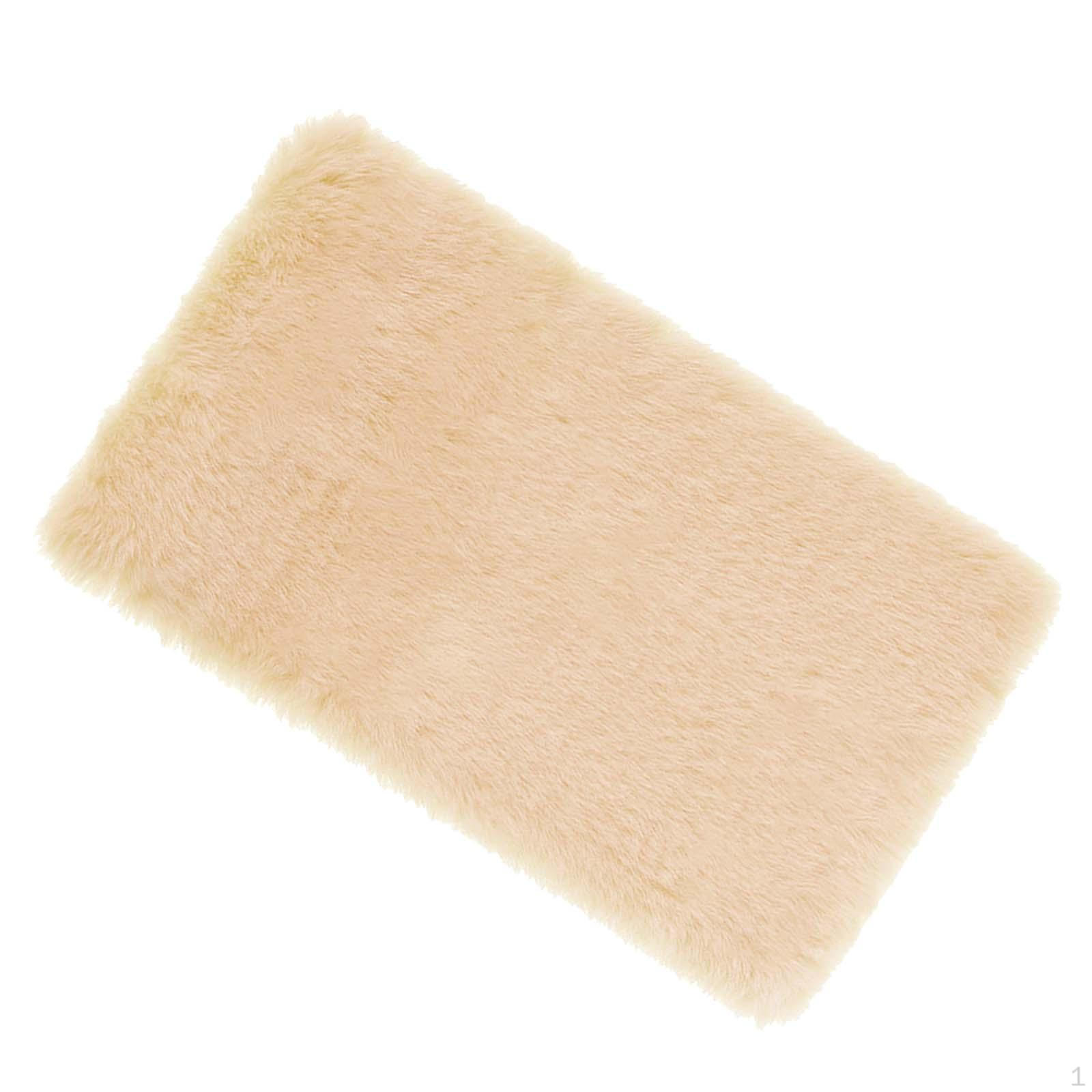 

1:12 ковровых аксессуаров для кукольного домика Ковры для гостиной, модель прямоугольного ковра в скандинавском стиле кофейный