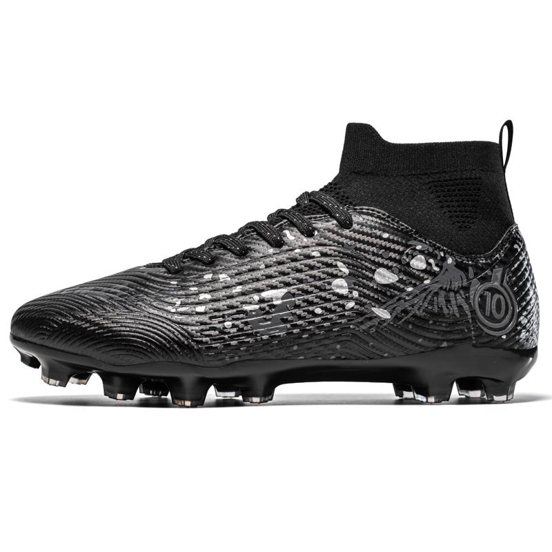 

Mens Football Footwear Fg/Tf High-Top Pro Athletic Practice Competition Soccer Footwear Teenagers Soccer Sneakers For Male 38