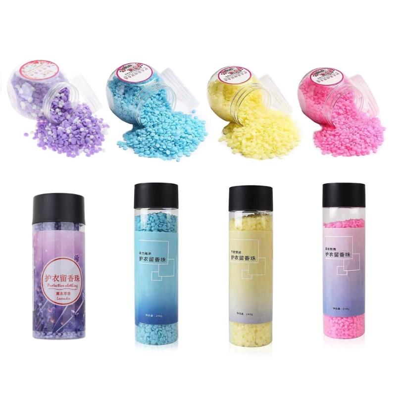 Laundry Beads 100/240g Bottle Clothes Protect Laundry Scent Beads Artifact for Home Bedroom Dormitory Clothes Cleaning