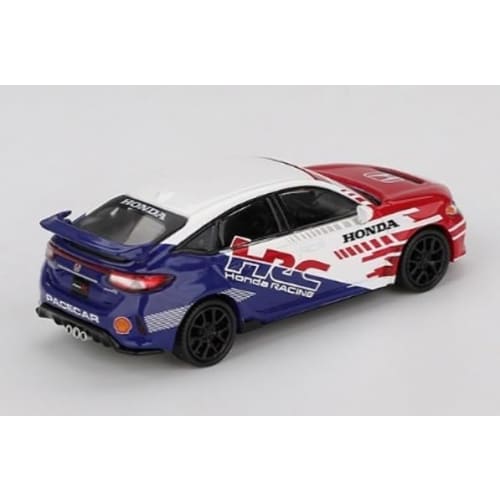 Sunrich MINI GT 1/64 Scale Honda Civic Type R 2024 Pace Car HRC (Left-Hand Drive) Finished Model MGT01079-L