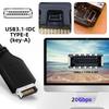 20Gbps USB Gen2 IDC Front Panel Socket to 4X Express Card Adapter for ASM3242 Chipset Desktop Motherboards 3.2 Type-E PCI-E
