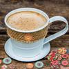 Wooden Buttons, Vintage Button Decorations, Children'S Painted Printed Diy Double-Hole Buttons, 100 Pieces Per Pack