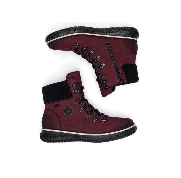 Rieker 74247-35 Burgundy Ankle Boots