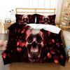 Skull Printing Duvet Cover Youth Bedroom Decor Bedding Suit Comforter Cover