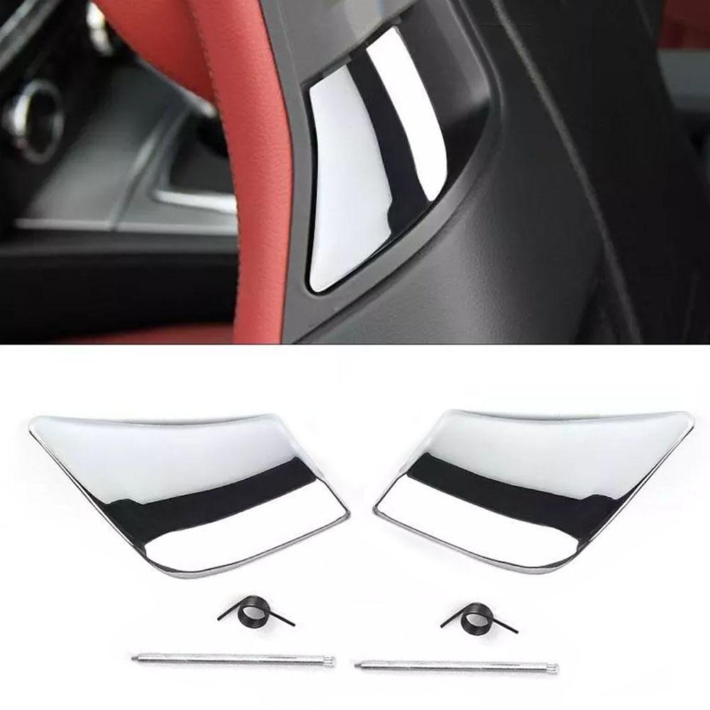 Car Interior Upgrade Car Seat Handle Down Handle Set Chrome Sliver Chrome Silver Color Direct Replacement Part