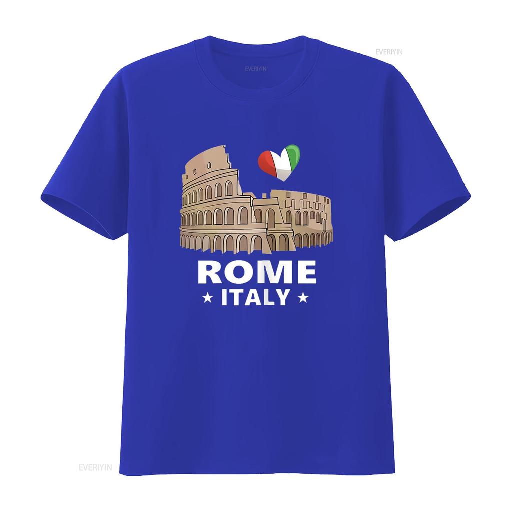 I Love Rome Italy T Shirt Roman Colosseum vintage Washed streetwear Casual Stylish designer clothes fashion Unisex Soft