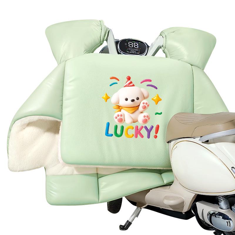 Winter Windproof Sharkskin Cape for Electric Vehicles – Thick, Waterproof, and Insulated Motorcycle Cover