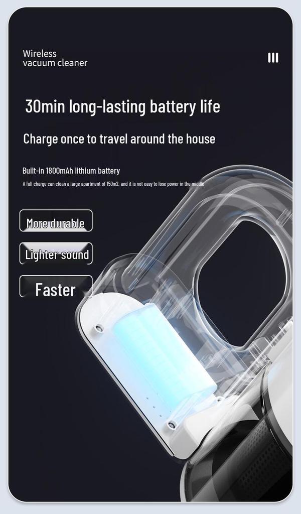 Versatile Handheld Vacuum: Powerful Suction, Pet Hair Removal, Wet & Dry Cleaning, Mopping