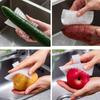 1/3/5pcs Plastic Soft Dish Scrubber Crevice Brush Multifunctional Household Fruit Vegetable Kitchen Cleaning Tool Accessories
