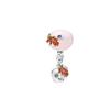 Pan Jia S925 Zodiac Cartoon Pendants: White Copper Beads for DIY Bracelets & Light Luxury Necklaces