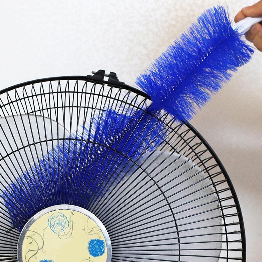 2Pcs Ceiling Fan Cleaning Brush Dust Remover, Soft Bristle Duster Tool for Home, Fan, Air Vent, Furniture & Household Cleaning