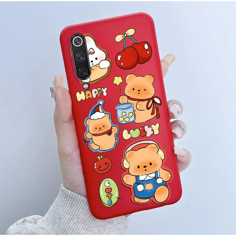 For Xiaomi Mi 9 SE Case Cute Cartoon Panda New Patterned Silicone Matte Soft Protection Cover For Xiaomi Mi 9 Mi9 SE Phone Cases