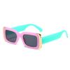Ins Popular Fashion Square Sunglasses Women Retro  Designer Jelly Color Shades UV400 Men Gradient Sun Glasses