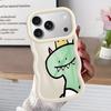 Cartoon Dinosaur Goose Soft Phone Cover Case for iPhone 13 17 Air 14 12 8 XR 15 Plus 11 16 Pro Max