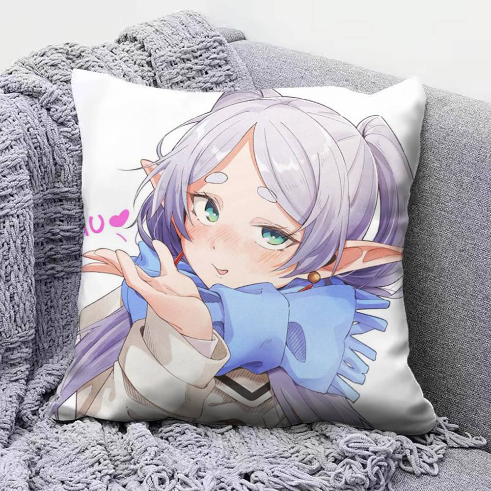 Frieren Memes Funny  Home Sofa Cushion Covers and Aecorative Custom Pillow Covers