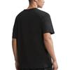 Calvin Klein Solid Color Round Neck Letter Print Fitted Short Sleeve T-Shirt Men tops Black NM2418E-UB1