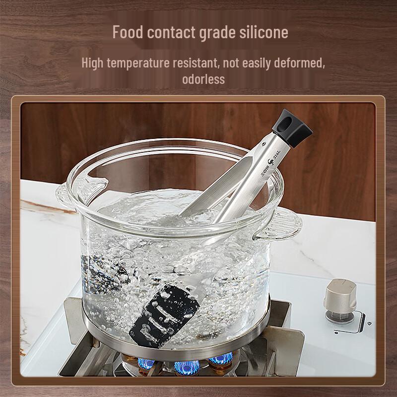 316L Stainless Steel Silicone Food Tongs