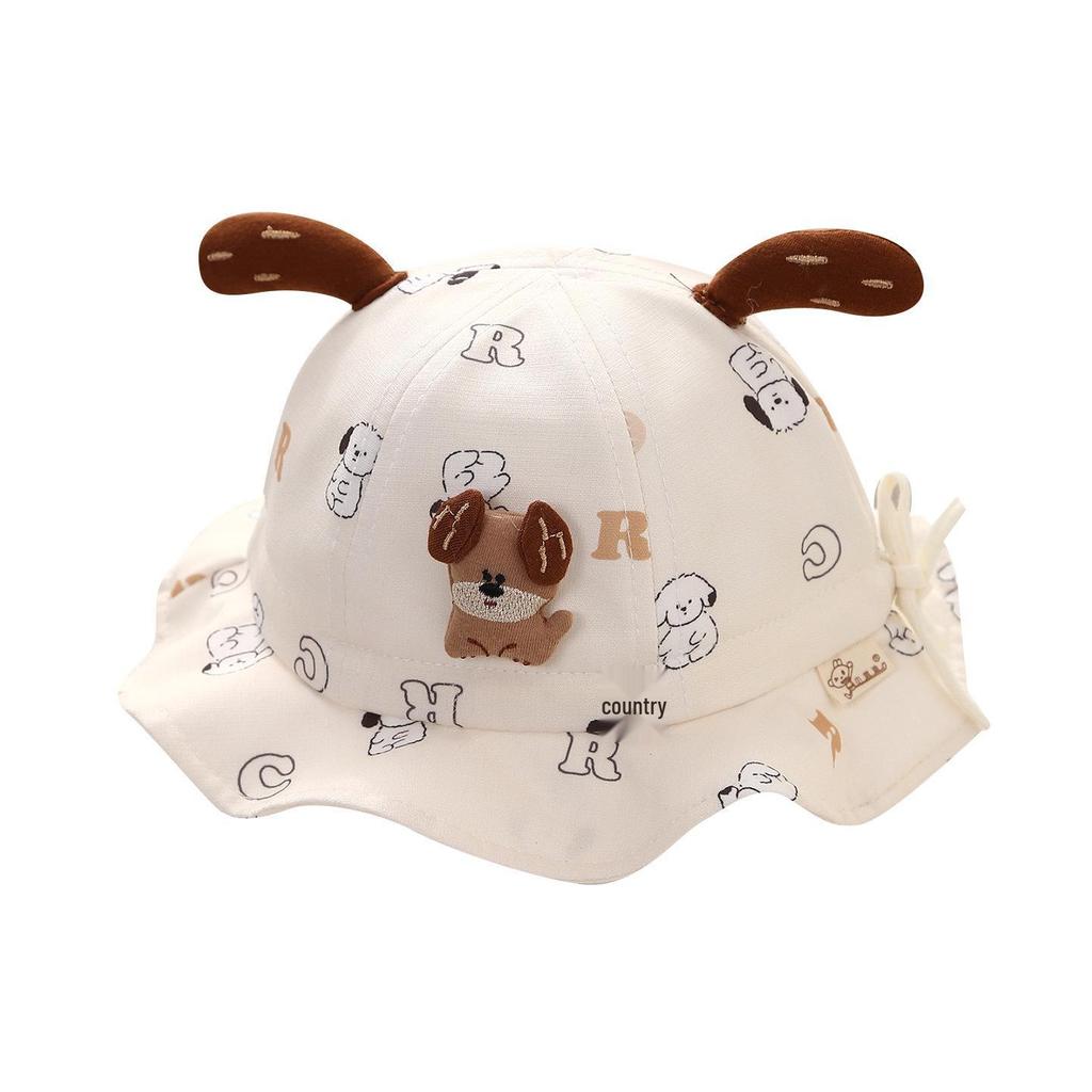 Infant & Toddler Cartoon Sun Hat - Adjustable Thin Style for Spring, Summer & Autumn