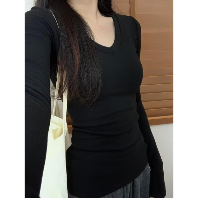 

Рожевий трикотажний светр облягаючого крою в корейському стилі – Осінньо-зимовий сексуальний шикарний топ для жінок M - Sweet, Relaxed, Stunning