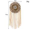 1PC Tassel Chain Shoulder Board Badges Fabrics Fringed Epaulet Decoration  For Jacket/ Coat