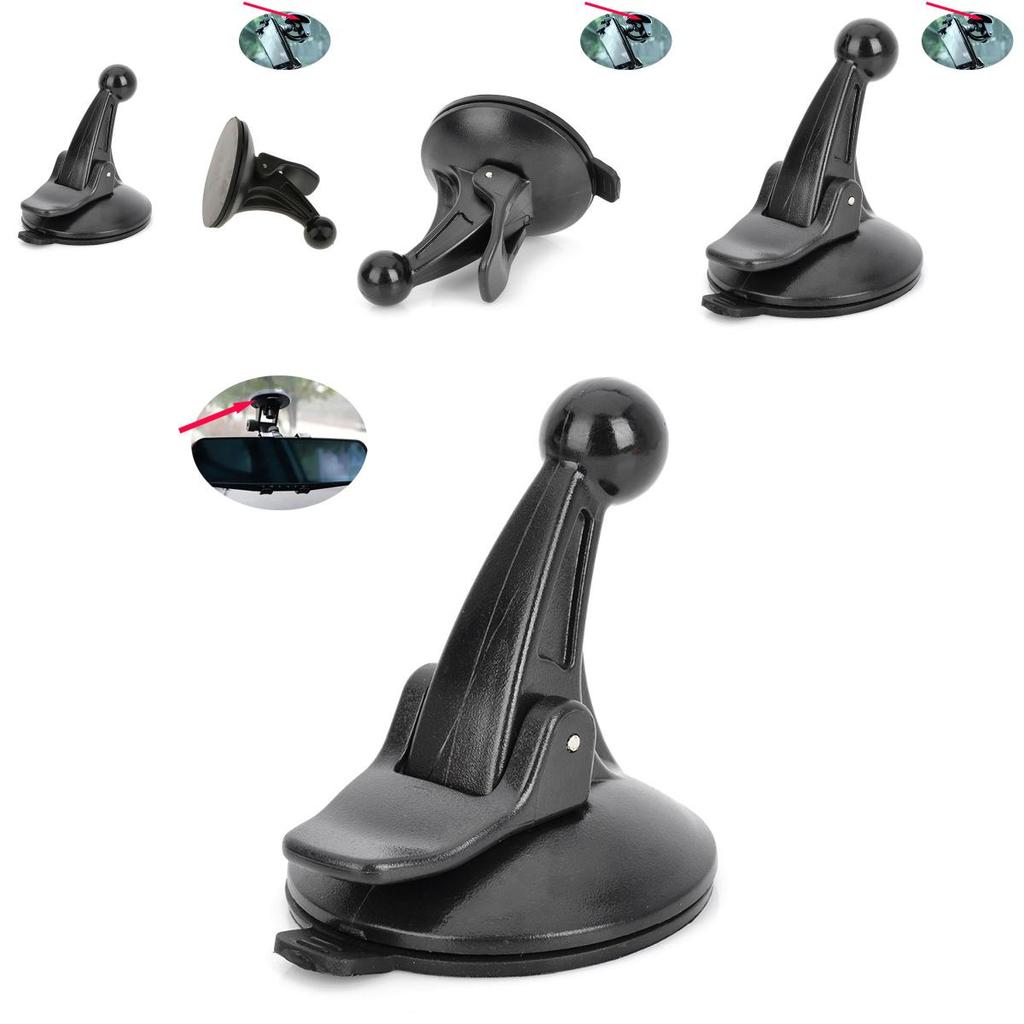 Schwarze Auto-Halterung Kunststoff-Halterung Für Navigationsgerät Saugnapf-Ständer 17mm Durchmesser Leicht Und Langlebig