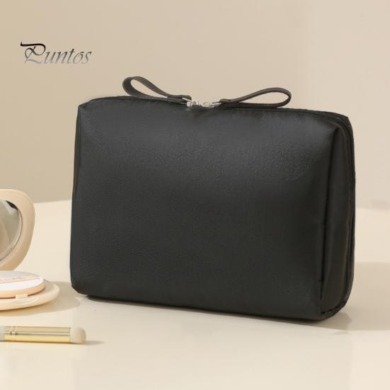 Portable Storage Bag Makeup Organizer Zipper Closure Large Capacity Waterproof Travel Makeup Pouch for Women