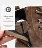 Men's 2020 Winter British High Top Genuine Leather Matte Boots