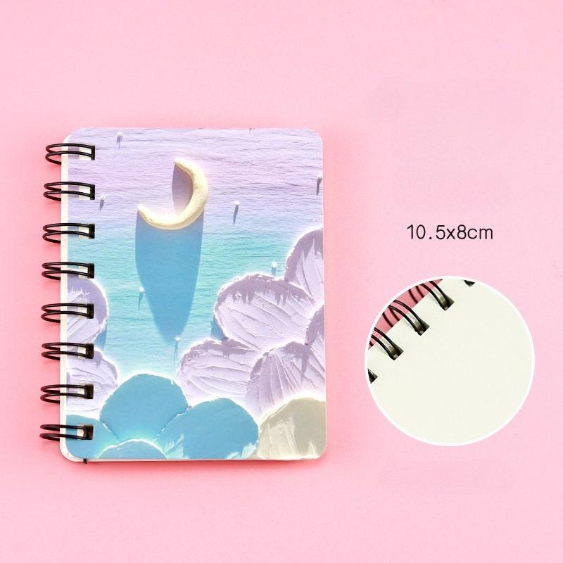 A7 Olejomalba cívka Tato hvězda zmatený zápisník základní školy mini kapesní poznámkový blok prázdná vnitřní strana poznámková kniha