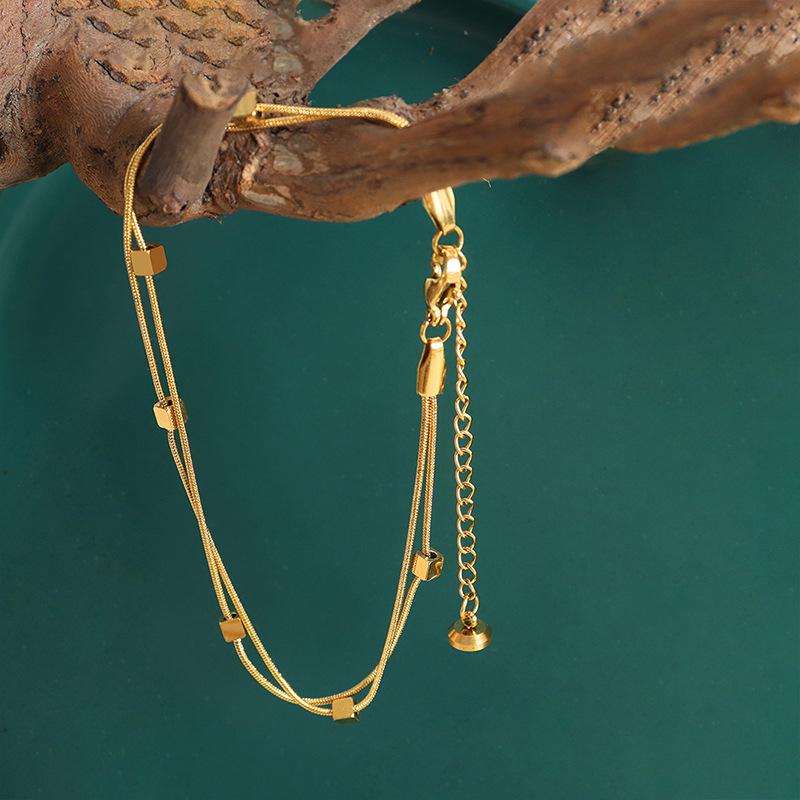 Elegant Non-Fading Anklet: Luxury Fashion for Women – Trendy, Dreamy Summer Foot Chain