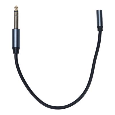 14 Zoll auf 3,5 mm Kopfhöreradapter 6,35 mm 14 Stecker auf 3,5 mm 18 Buchse Stereo-Klinkenadapterkabel