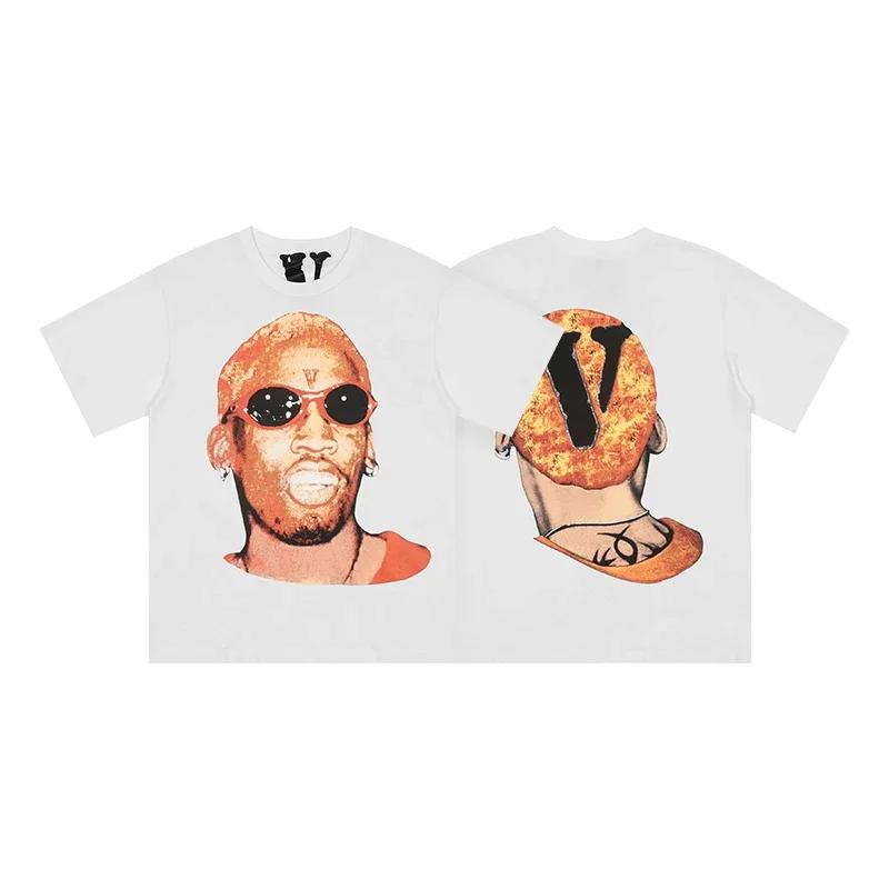 

2025 Топ 100% Бавовна Модна Тренд Принтована Футболка для Чоловіків та Жінок, Висока Якість Повсякденна Великий Розмір Розширена 4XL