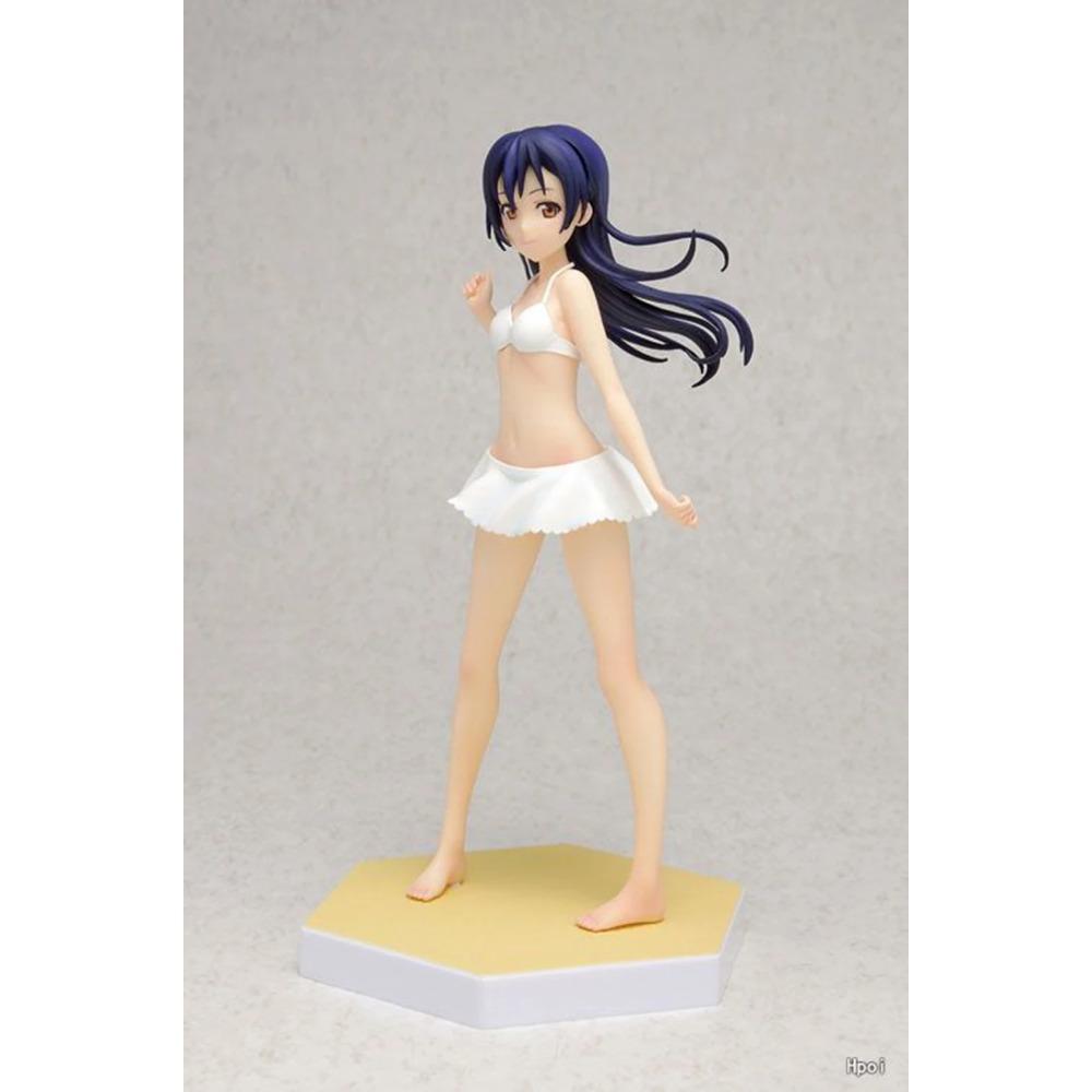 16CM Sonoda Umi Figure Anime Love Live! School Idol Project Swimsuit Animation Model Toy Gift Collection Decoration Ornaments