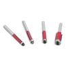 4pcs Durable Carbide Steel Router Bits with Red Anti Corrosion Layer DIY Craft Tool for Efficient Wood and Craftworks