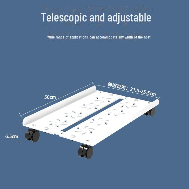 Removable Metal Desktop Computer Chassis Base and Storage Rack