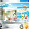 Summer 3.5L Iced Drink Bucket with Tap, Household Water Pitcher, Fruit Tea Infuser Container for Outdoor Camping Party