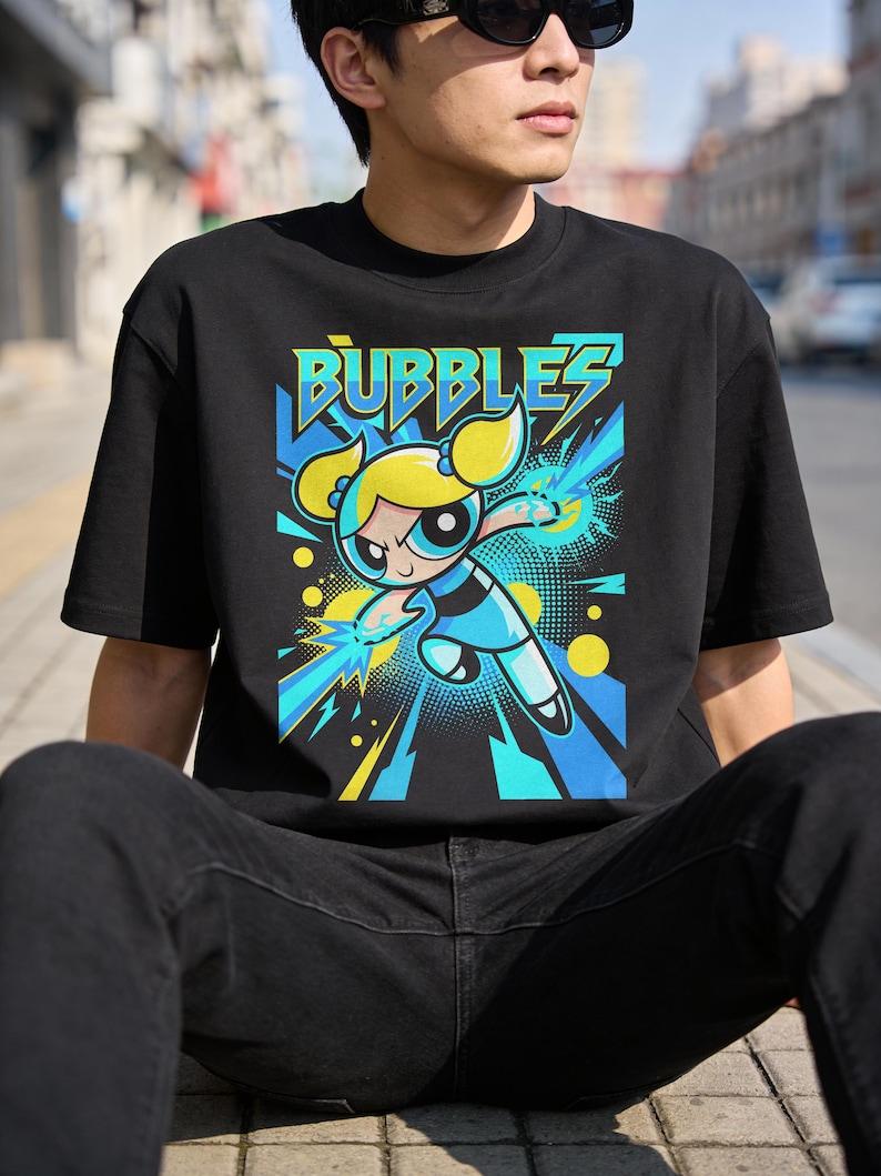 Unisex 90s Toon Tshirt, Powerpuff Girls, Mojo Jojo, Rowdyruff Boys, Professor Utonium, Pop Culture, Vintage Animation, Gift for Teen 160