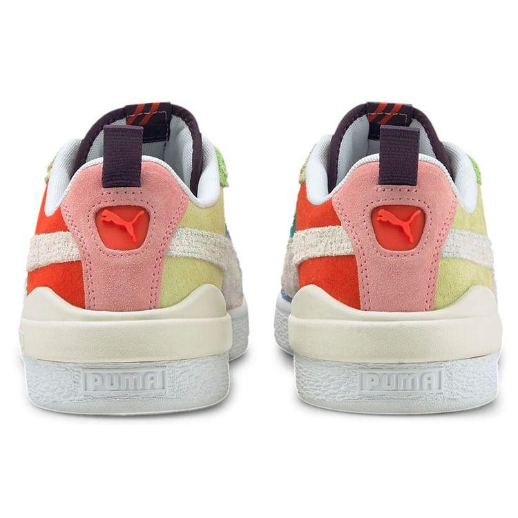 Puma Suede Bloc Wtformstrip Color Block Lightweight Low Top Sneakers Unisex Sneakers Purple Blue Green 381184-01