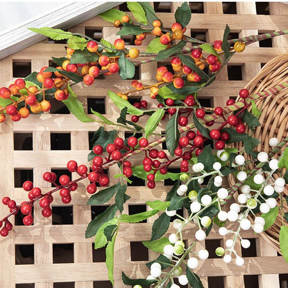 Multicolor Artificial Red Berry 70cm Christmas Decorations Home Decoration