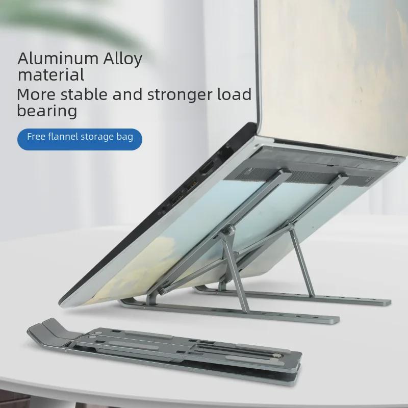 "Suport de răcire pliabil din aluminiu Black Myth pentru laptop"