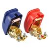 2Pcs Car Battery Terminal Connectors Quick Release Disconnect 12V 24V Positive Negative Battery Cable Ends for SAE/JIS Type Car