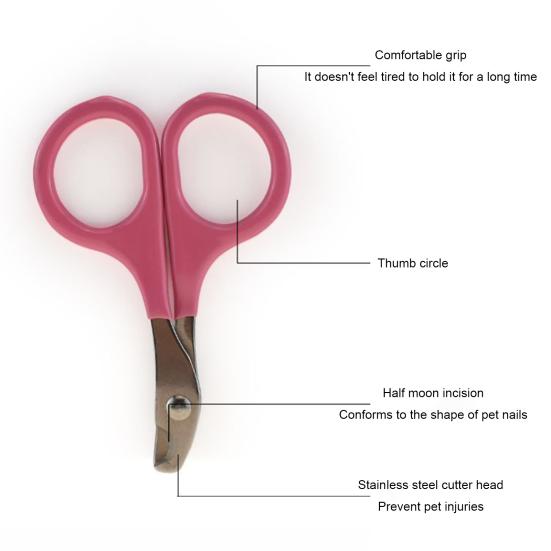 Haustier-Nagelknipser, robust, scharf, Hunde-Nagelschere, einfach zu bedienender professioneller Katzen-Nagelschneider, Haustierpflegezubehör