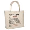 Beach Bag - PLANETEE - Matthias Definition - Cotton - Insulated - Large Capacity