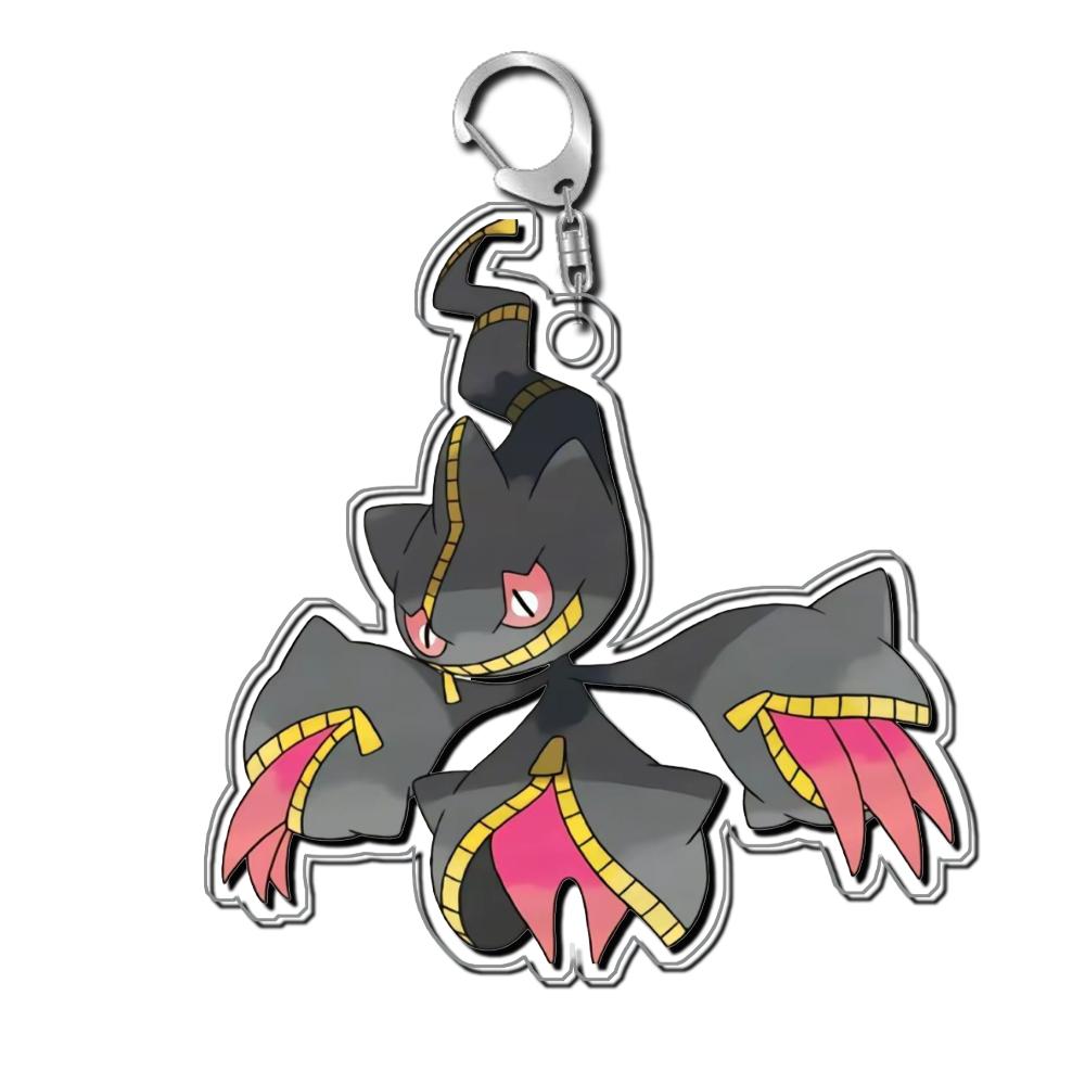 Keychain For Pokemon Charizard Houndoom Mewtwo Gyarados Latias Blaziken Anime Game Collection Anime Peripheral DIY Toy Gift