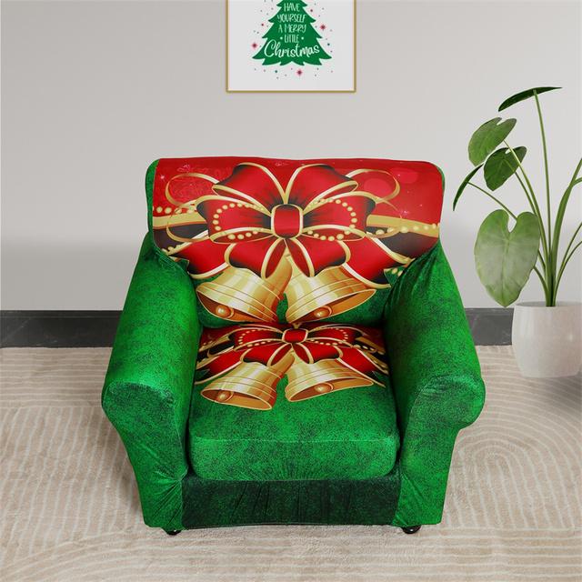 1set Weihnachten Sofa Abdeckung Stretch Sofa Schonbezüge Für Wohnzimmer Weihnachten Sessel Couch Abdeckungen Mit Kissen Abdeckung Couch Bezug