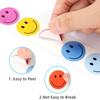 500Pcs/Roll Smiling Facial Paste Sticker 2.5cm Designs Decals Diy Adorn Gifts Fit designed for Various Present Packaging rewards present