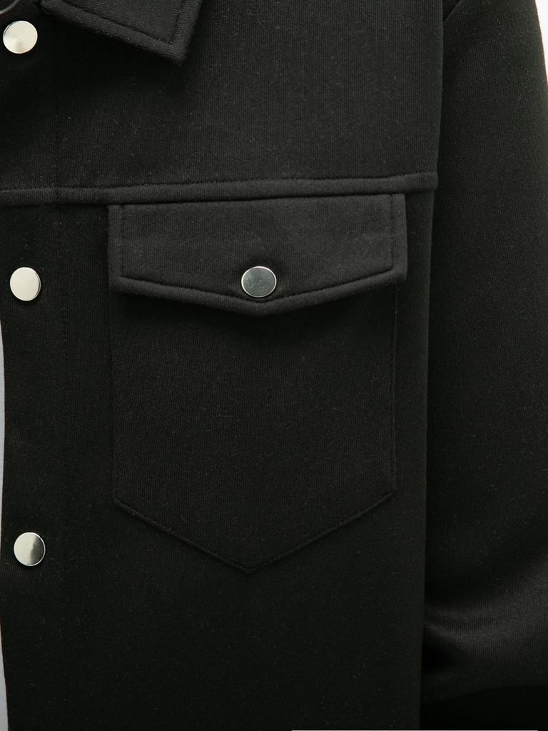 2024 Autumn/Winter Men's Casual Lapel Slim Fit Jacket with Double Pockets