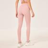 Womens High-Waisted Seamless Yoga Leggings With Built-in Brief 79% Nylon Stretch Fitness Pants Gym Running Cycling