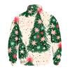 Men's Casual 1/4 Zip Mock Neck Sweatshirt with Christmas Print Pullover