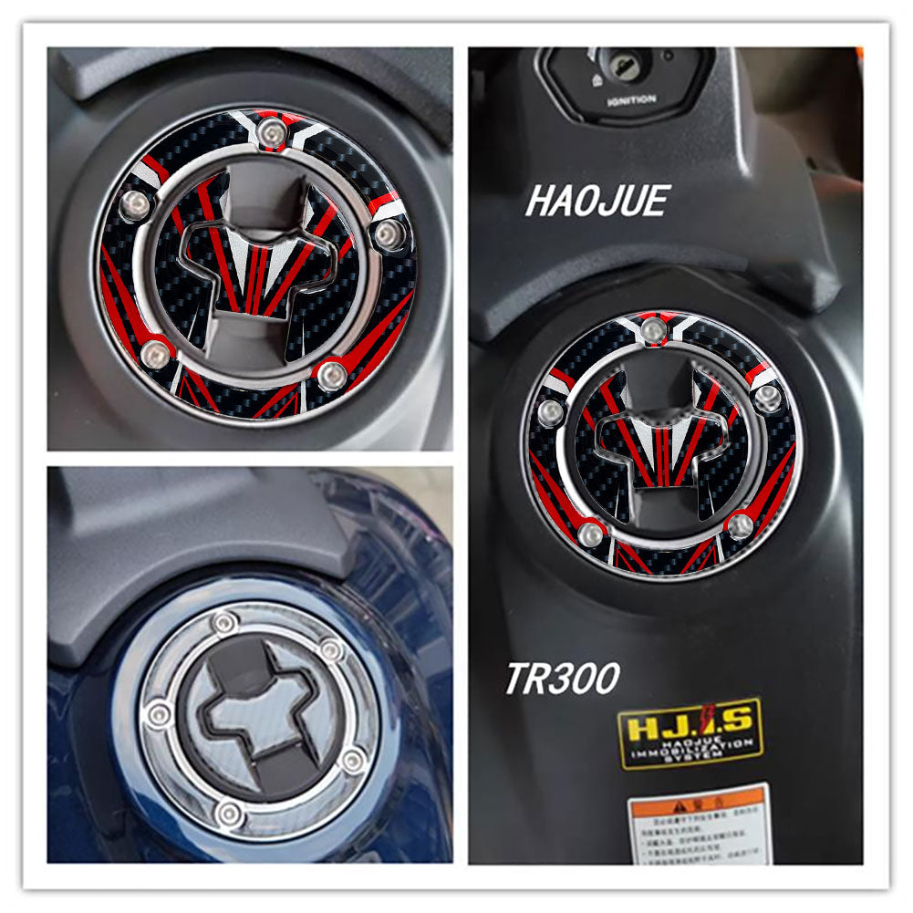 3D Samolepka na víčko palivové nádrže motocyklu z uhlíkových vláken Samolepka na podložku nádrže Samolepka na podložku nádrže Ochranná samolepka pro Honda Suzuki Kawasaki Yamaha